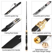 Ultralight Fishing Rod Raft Rod Fishing Pole Titanium Alloy Rod Tip Bridge Rod