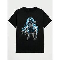Anime Dragon Ball Son Goku Men Women Summer T-shirt Harajuku Oversized Retro Short-sleeved Loose Casual Comfortable Y2k Top S