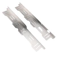 Stove Counter Gap Cover 35 70cm Adjustable Stainless Steel Minimalist Design Stove Gap Filler for Kitchen Silver sidabras