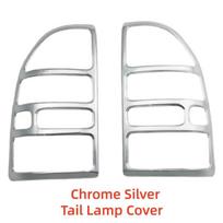 Chromuotas priekinio žibinto dangtelio apdailos elementas + Galinio žibinto dangtelis Automobilio priedai Suzuki Grand Vitara Escudo 2.0 1998 1999 2000 2001 2002 2004 tail lamp cover