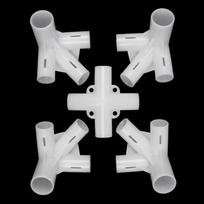 3x3m Pavėsinės Markizės Palapinės Kojų Kampo Vidurio Jungtis 25/19mm Palapinės Jungtis 9pcs