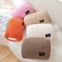 Cute hand warmer plush winter office hand covering student nap pillow girl 34*24*13cm