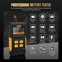 AUTOOL BT360 12V 24V Automobilio akumuliatoriaus testeris analizatorius CCA BCI Paleidimo Įkrovimo Skaitytuvas Skaitmeninis Automobilio Diagnostikos Akumuliatorių Įrankis