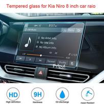 Grūdintas stiklas Jutiklinio ekrano apsauginė plėvelė Kia Niro 2020 2021 8 colių Automobilio navigacijai Automobilio interjero aksesuarai