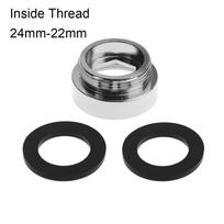 16/18/20/22/24/28/mm to 22mmTap Aerator Connector Metal Outside Inside Thread Water Saving for Kitchen Faucet with Gaskets