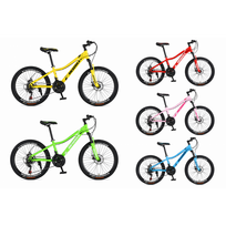 Kalnų dviratis 20" MESERRA – 21 pavara, diskiniai stabdžiai, MTB