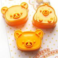 Japonija R-Rilakkuma Sausainių Formelė Ryžių Kamuoliukų Suši Formelių Rinkinys Vakarų Konditerijos Kepimo Įrankiai Mielas Animacinis Trijų Vienetų Rinkinys