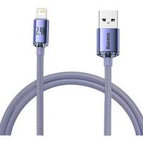Baseus Crystal Shine USB-A to Lightning Fast Charging Data Cable, 2.4A, 1.2m CAJY000005
