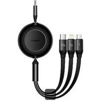 Baseus Bright Mirror 3in1 Fast Charging Cable, USB-C/MicroUSB/Lightning, 100W, 1.1m CAMJ010201