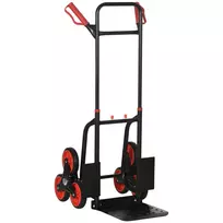 Transportavimo vežimėlis, sulankstomas, plienas iki 120 kg, 45 x 60 x 109 cm