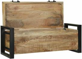Saugojimo dėžės Ruda 80 x 30 x 30 cm Mango medienos masyvas