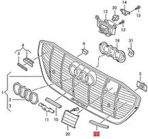 VAG AUDI E tron GEA GEN Dangtelis Dešinysis Originalus 4KE8539923DA