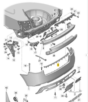 VAG AUDI A3 S3 Sportback Dangtelis Originalus 8P4807421A01C