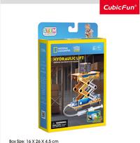 CUBIC FUN National Geographic 3D dėlionė Hidraulinis Keltuvas"