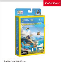 CUBIC FUN National Geographic 3D dėlionė Parašiuto Paleidiklis"