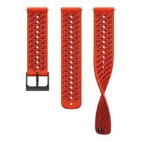 SUUNTO 22 ATH8 SILICONE STRAP CORAL ORANGE Sportinis laikrodžio dirželis