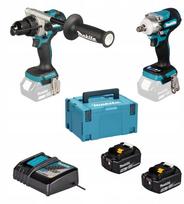 Makita MAKITA ZESTAW COMBO 18V DLX2590TJ (DHP492, DTW300) 2x5,0Ah | DLX2590TJ | 197050019370
