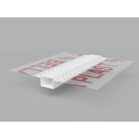 BELLA PLAST profilis PVC dekoratyvinių griovelių formavimui su tinkleliu BP11 H3 NS