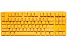 Ducky One 3 Yellow TKL Gaming Keyboard, RGB LED - MX-Red