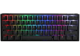 Ducky One 3 Classic Black/White Mini Gaming Keyboard, RGB LED - MX-Red