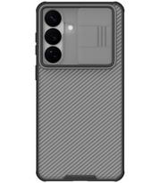 Juodas / skaidrus dėklas Samsung Galaxy S26 Plus telefonui "Nillkin CamShield PRO Case"