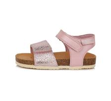 Šviesiai rožinės atviru užkulniu basutės kamštiniu padu 31-36 d. AC051741M. D.D.Step (Vengrija). Batai vaikams