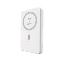 Dudao K14S Magnetic Power Bank 20W 5000mAh 1x USB-A 1x USB-C - White