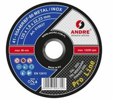 ANDRE METALO PJOVIMO DISKAS 125 x 1,6mm METAL/INOX PRO LINE 95A46R