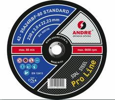ANDRE METALO PJOVIMO DISKAS 230 x 3,0mm STANDARD PRO LINE 95A24RBF