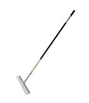 AWTOOLS GRĖBLYS METALINIS SU KOTU L140 16 DANTŲ