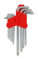 AWTOOLS TORX RAKTAI SU IMBUSU / T10-T50 / 9 vnt. / ILGI BLACK LINE