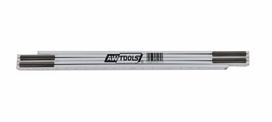 AWTOOLS MEDINIS SULANKSTOMAS METRAS 1m x 5 NARIŲ 24vnt. EKSPOZICINĖ DĖŽUTĖ