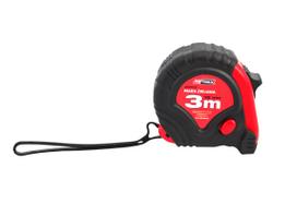AWTOOLS RULETĖ RITININĖ RAUDONA-JUODA 5m x 19mm ABS TPR 2-STOP