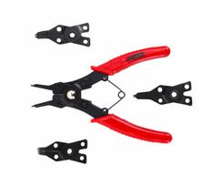 AWTOOLS ŽNYPLĖS SEG. 160mm VIDINĖMS IR IŠORINĖMS 4vnt KEIČIAMI ANTGALIAI BLACK LINE