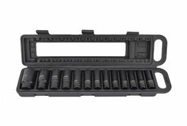 AWTOOLS SMŪGINIŲ GALVUČIŲ RINKINYS 1/2″ 13 vnt./10-32 mm/ ILGOS BLACK LINE