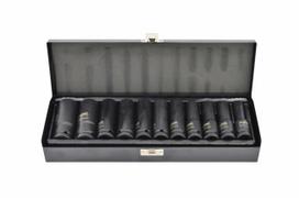 AWTOOLS SMŪGINIŲ GALVUČIŲ RINKINYS 1/2″ 11 vnt. 10-24mm ILGOS BLACK LINE