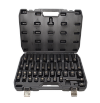 AWTOOLS SMŪGINIŲ GALVUČIŲ RINKINYS 1/2″ 40 vnt. TRUMPOS IR ILGOS BLACK LINE