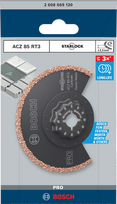 BOSCH MT DAUGIAFUNKCIS PJŪKLELIS PRO ACZ 85 RT3 85 x 2,5 mm