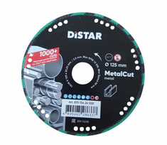 DISTAR DEIMANTINIS DISKAS METAL CUT 125 x 1,5/1,2 x 22,2mm METAL CUT