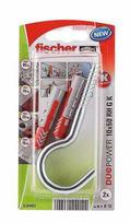 FISCHER DUOPOWER 10×50 kaištis su apvaliu kabliu /2vnt.