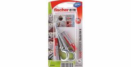 FISCHER DUOPOWER 10×50 kaištis su apvaliu kabliu /2vnt.