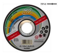 METALINIS PJOVIMO DISKAS INCOFLEX 125*1,6 MULTI METALAS / PVC / BETONAS….