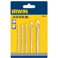 IRWIN STIKLO GRĄŽTŲ RINKINYS 5 vnt. (4, 5, 6, 8, 10 mm)