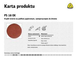 KLINGSPOR Šlifavimo diskas 150 PS18EK gr.150 /50vnt