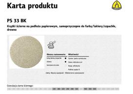 KLINGSPOR ŠLIFAVIMO DISKAS 225 PS33BK gr.180 /50vnt. GLAISTUI