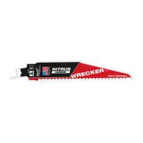 MILWAUKEE Pjūklelis S TCT WRECKER NITRUS su karbidu 150mm/6T /1vnt.