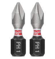 MILWAUKEE antgalis PH1 x 25mm / 3vnt. ShW
