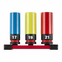 MILWAUKEE SMŪGINIŲ GALVUČIŲ RINKINYS RATLANKIAMS 1/2″ 3 vnt.
