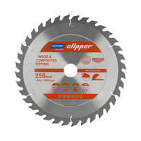 NORTON DISKINIS PJŪKLAS 250mm x 30mm x 36z MEDIENAI IR KOMPOZITAMS ATB (3,2 / 2,2)