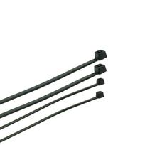 PLASTROL PLASTIKINIS DIRŽELIS JUODAS 3,6 x 200mm 100vnt.
